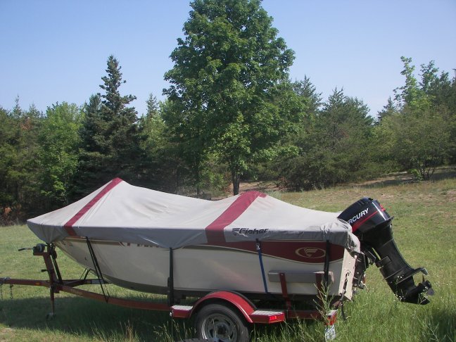 Re-done, with added support stripes in Top Gun burgundy and two poles!